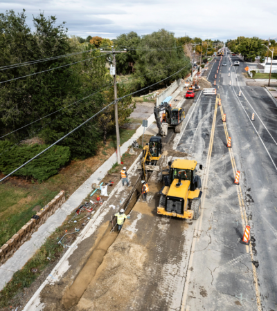 5,226 LF of culinary waterline; 24 connections of existing waterline