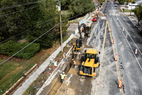 5,226 LF of culinary waterline; 24 connections of existing waterline